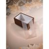 Elegant Wooden Tissue Box Holder - Classic Style Tabletop Decor for Living Room Dining Table - with Sliding Lid for Easy Access