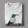 Oversized T Shirt Summer Palestine Sunbird Wearing Keffiyeh Scarf Hip Hop T-Shirts Cotton Tshirt Male Y2K Basic Design Top Tees