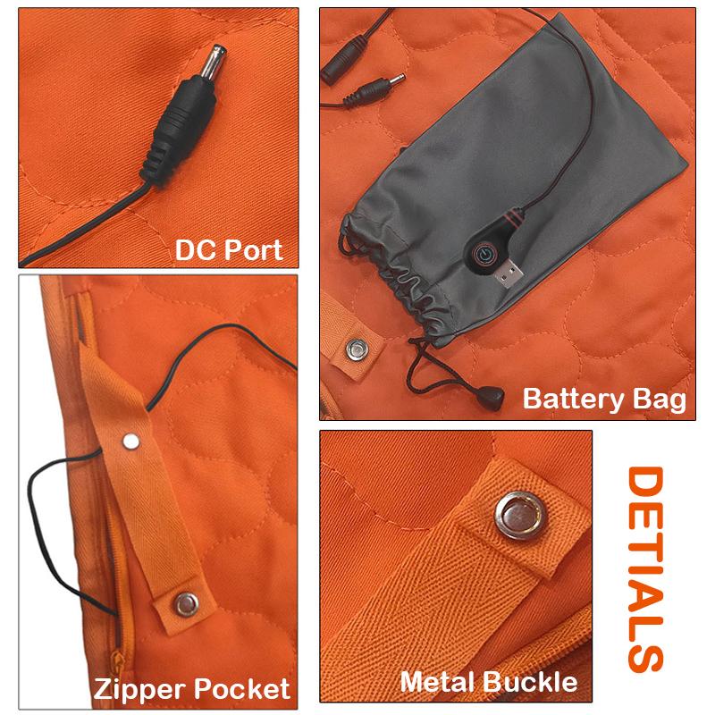 Уличный спальный коврик с USB-нагревом, изоляционный спальный матрас с подогревом для кемпинга, спальный мешок, матрас