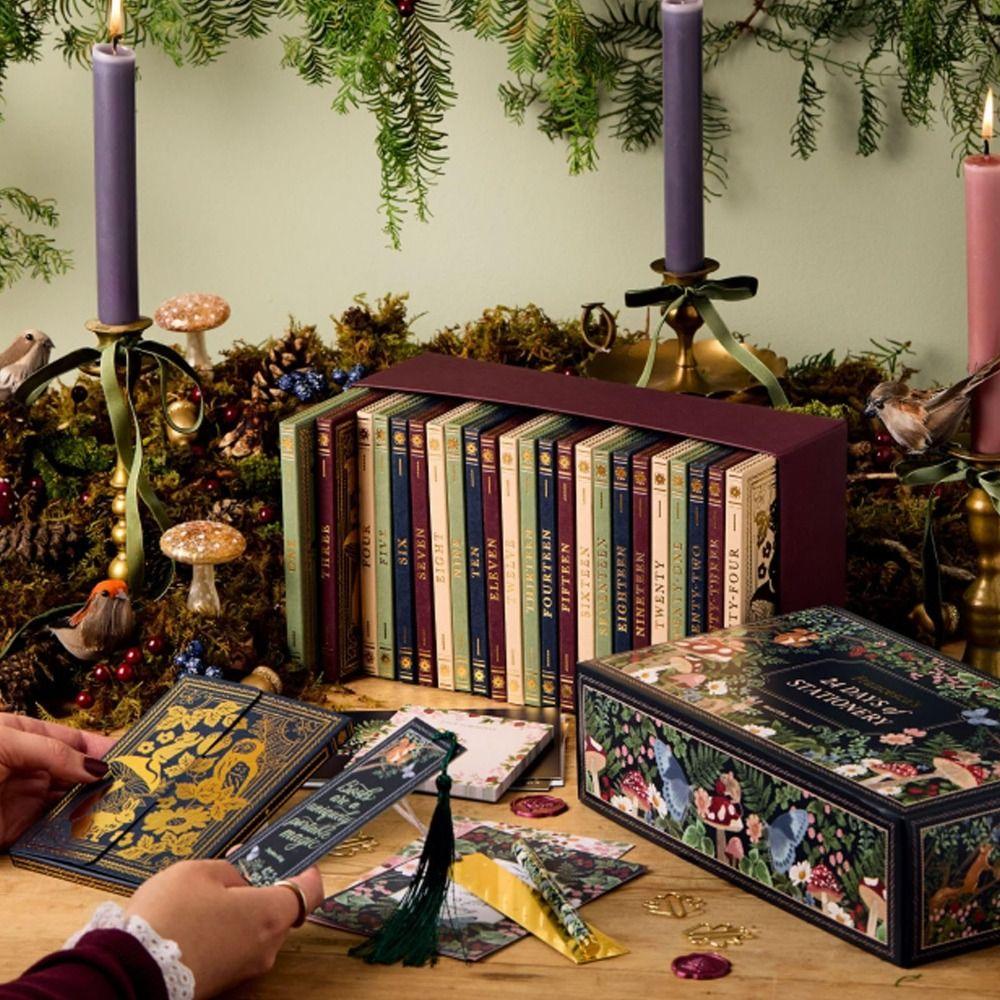 Stationery Supplies Stationery Advent Calendar 24 Days Countdown Calendar for Christmas