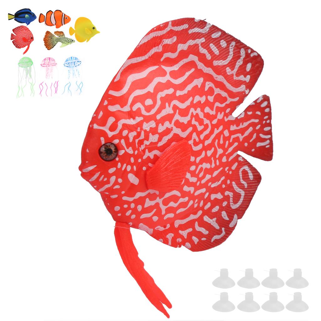 Artificial Glowing Fish Fake Glowing Fish Aquarium Decor Simulation Decoration for Fish Tank