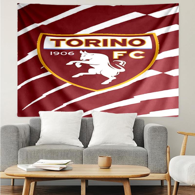 Torino Fc Crest Design Tapestry Accessories Playroom Tapestry, for Bedroom,Livingroom, dormitory Room Wall Decor Fan Birthday Gifts