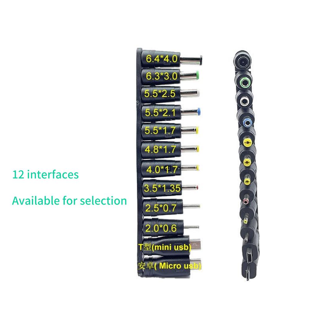 Кабель для зарядки USB на DC5.5x2.1мм 5В Универсальный кабель питания с 12 переходниками для различных электронных устройств