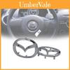 Mazda M3 M6 Steering Wheel With Adhesive Silver Car Badge For Vehicle Modification
