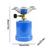 Mini Portable Gas Cooker Euro Gas Tank Coffee Stove Adjustable Safe Propane Gas Burner For Fishing Hiking Picnic Cooking Tools