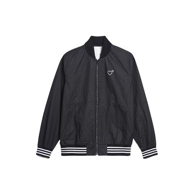 Originals X Human Made Heart Logo Повседневная куртка Мужская верхняя одежда Черный GM4628