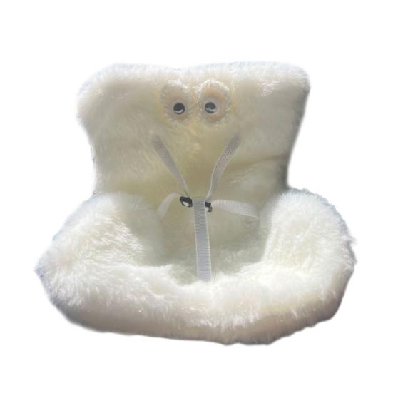 Car Safety Seat for Dolls Decorative Sofa Seat with Furry Cushion And Headrest for Car Air Vents Decor To Display Doll Toy