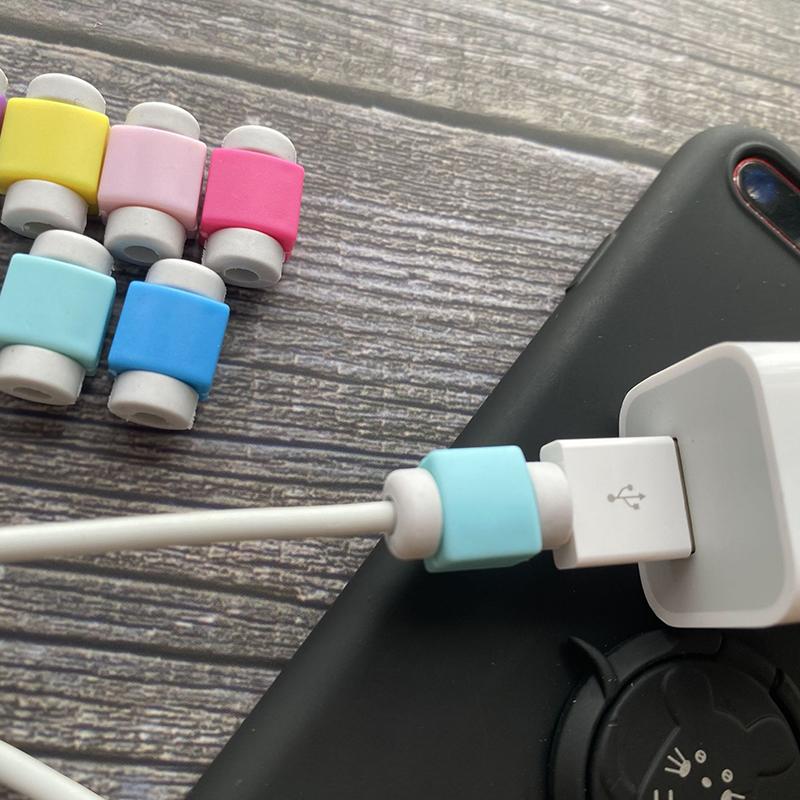 Защитный чехол для USB-кабеля, защитная насадка для провода наушников, защитный рукав для кабеля данных и зарядки для Apple iphone 11 12 XR XS Max Pro