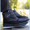Men's Winter Fur One Thickened Padded Waterproof Comfortable Warm Anti Cold Lightweight Hiking Waterproof Non-slip Thick Sole High Top Snow Boots