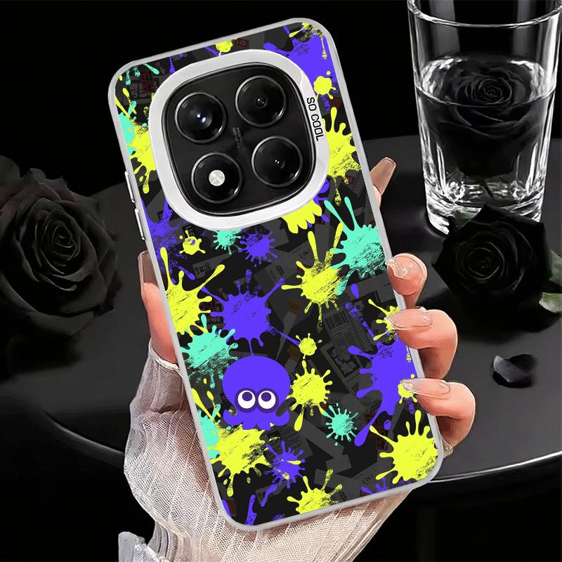 Мягкий чехол для телефона S-Splatoons для Xiaomi Redmi Note 13 14 15 Pro Plus 12S 12 11S 11 11T 10S 10 Ударопрочный чехол Задняя крышка