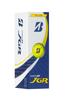 BRIDGESTONE Мяч для гольфа GOLF TOUR B JGR 2023 Модель Желтый 1 дюжина J3YX [12 предметов]