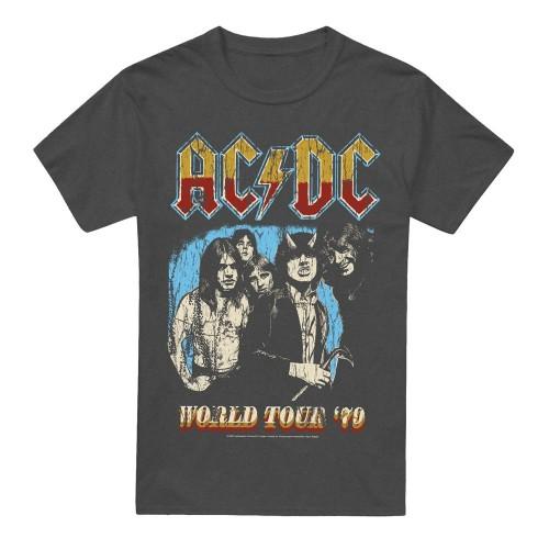 AC/DC Unisex Adult World Tour 79 T-Shirt