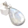 Натуральный лунный камень драгоценный камень 925 стерлинговое серебро ювелирное изделие подвеска 1,81" l7s49