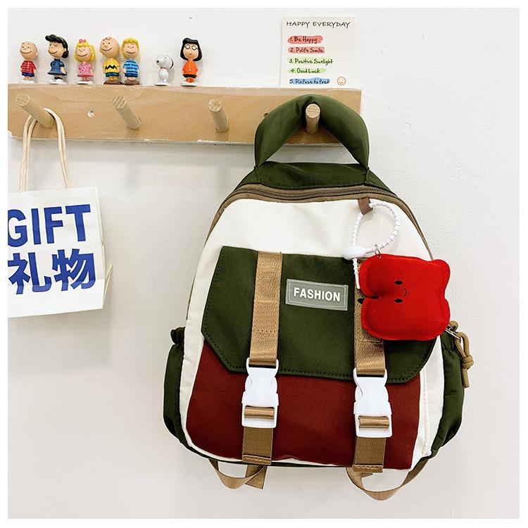 Trendy Cute Dual Shoulder Backpack For Boys And Girls In Bright Colors Perfect For School