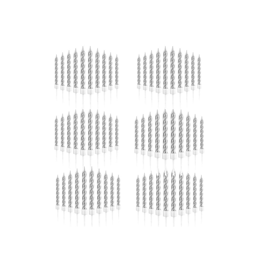 10 шт. Градиентные свечи для торта на день рождения Идеальные рождественские свадебные тематические вечеринки Украшения для торта на день рождения