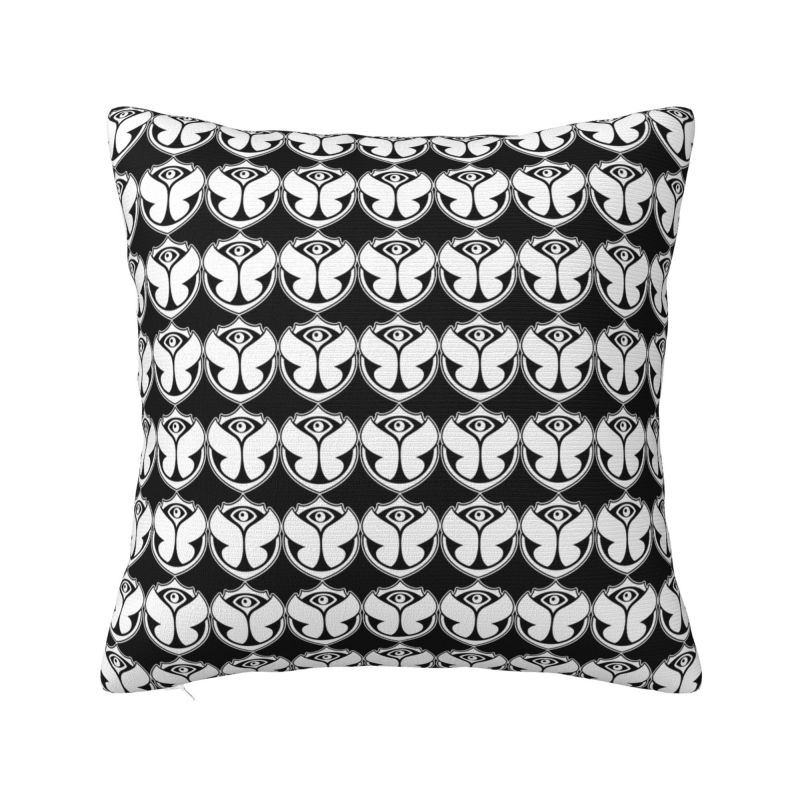 Fashion Tomorrowland Electronic Dance Festival Cushion Cover Polyester Throw Pillow Case for Sofa Square Pillowcase Home Decor