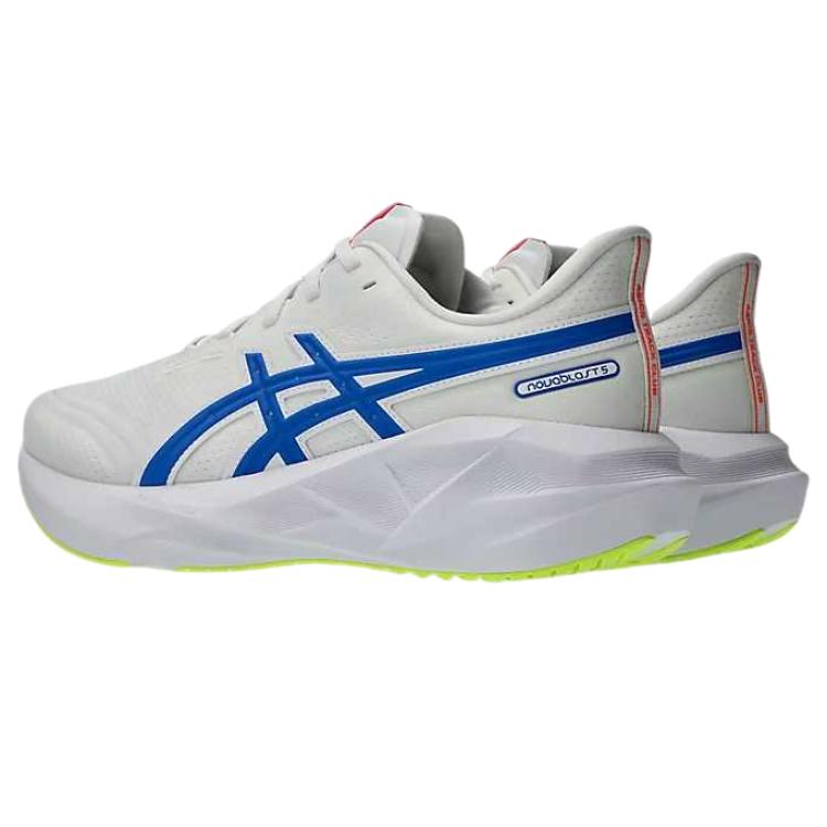 Asics Мужские нейтральные беговые кроссовки NOVABLAST 5 ATC Белый Синий тунец 1011C137-100