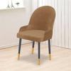 1PC Stretch Dining Chair Cover Velvet Armchair Seat Cover Solid Color Elastic Office Chair Slipcover Kitchen Wedding Funda Silla