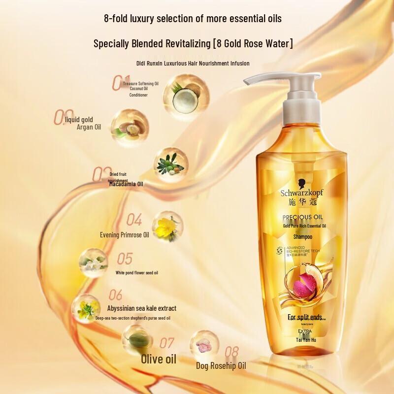 Schwarzkopf Набор: Золотой Питательный Шампунь и Масло для Волос