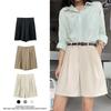Suit Shorts Women's New High-waisted Thin Loose Wide-leg Pants Summer Thin Casual Straight Five-point Pants