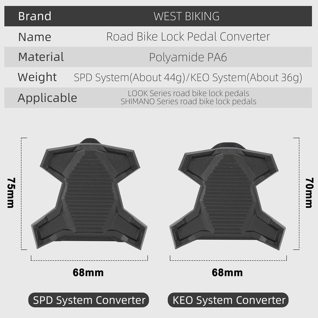 Самоблокирующийся адаптер для платформы Велосипедный замок Педали Преобразовать в плоские педали Преобразователь Велосипедная педаль