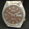 ПОДЛИННЫЕ ВИНТАЖНЫЕ МУЖСКИЕ АВТОМАТИЧЕСКИЕ ЧАСЫ SEIKO ЯПОНИЯ 7S26A С КОРИЧНЕВЫМ ЦИФЕРБЛАТОМ a702414-5
