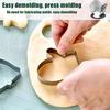 Stainless Steel Christmas Cookie Molds Snowflake Christmas Tree Gingerbread Man Cookie Molds Diy Baking Cookie Molds