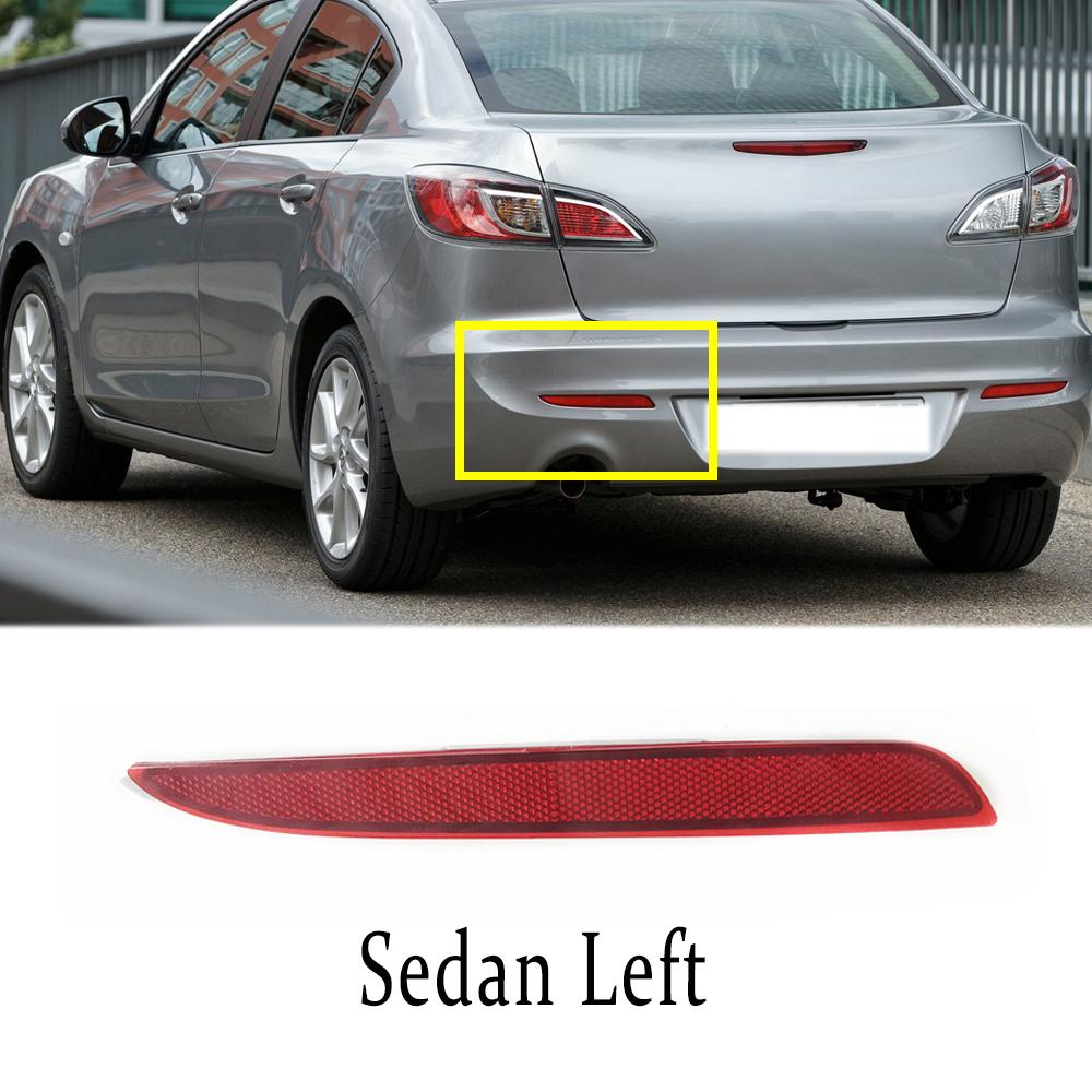 For Mazda 3 Axela M3 Bl 2008 2009 2010-2015 an Version Sedan Rear Bumper Lights Brake Lights Warning Reflector Fog Lights