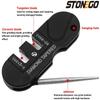 Портативная складная точилка для ножей STONEGO 4-в-1 - керамические карбидные алмазные камни для использования на открытом воздухе и на кухне