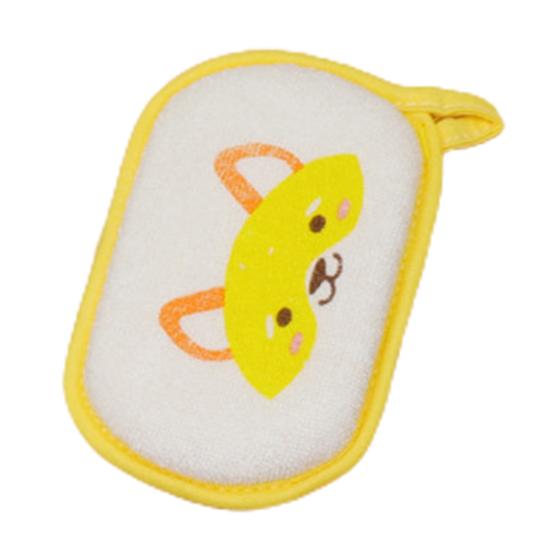 Детская мочалка с мультяшным рисунком, аккуратно чистое хлопковое полотенце для душа, детские принадлежности