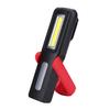 Portable USB Rechargeable LED COB Working Lamp Light Outdoor Magnet Hook Flashlight(Red)