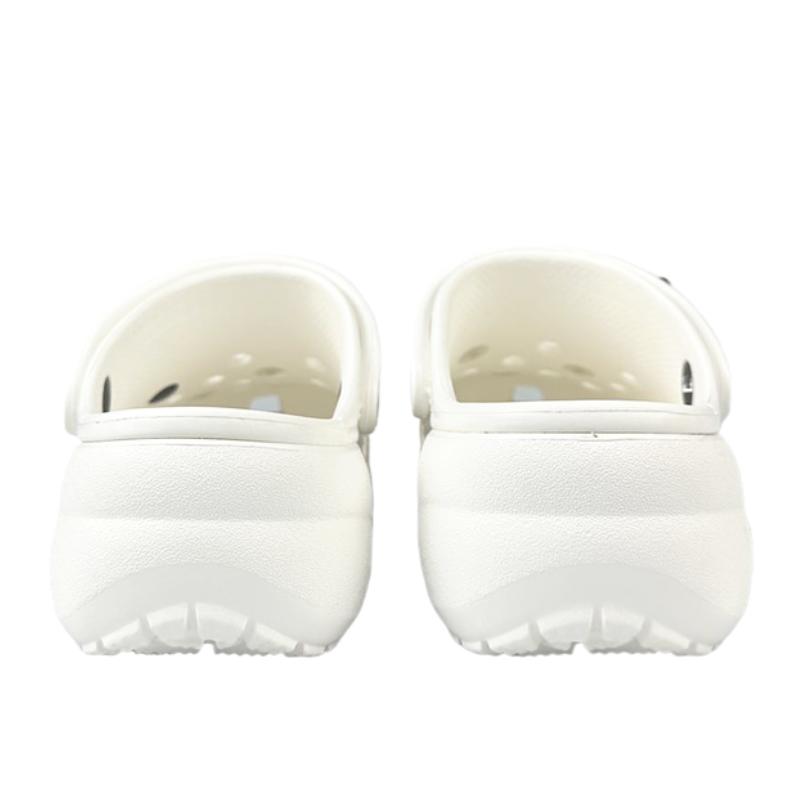 Crocs Классические Платформенные Клоги BNK Butt Panda Милые Игривые Яркие Винтажные Пляжные Обувь с Отверстиями Женские Черно-Белые