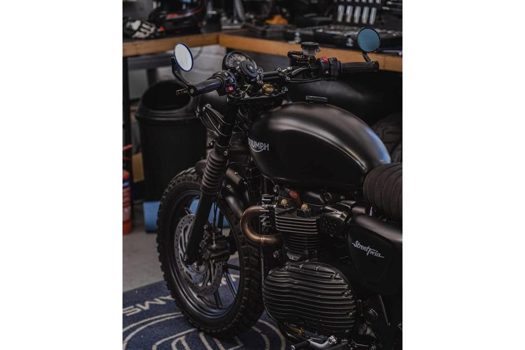 Гайка рулевой колонки Motone для Street Twin Street Scrambler T100 T120 BOSS Brass MMU068