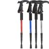 Four Section T-handle Folding Trekking Pole Ultra Light Outdoor Travel Stick Aluminum Alloy Telescopic Walking Stick