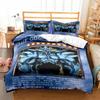 Анимация Игра Король Карт Набор Пододеяльников Мультяшный Принт Комплект Постельного Белья Трехпредметный Набор