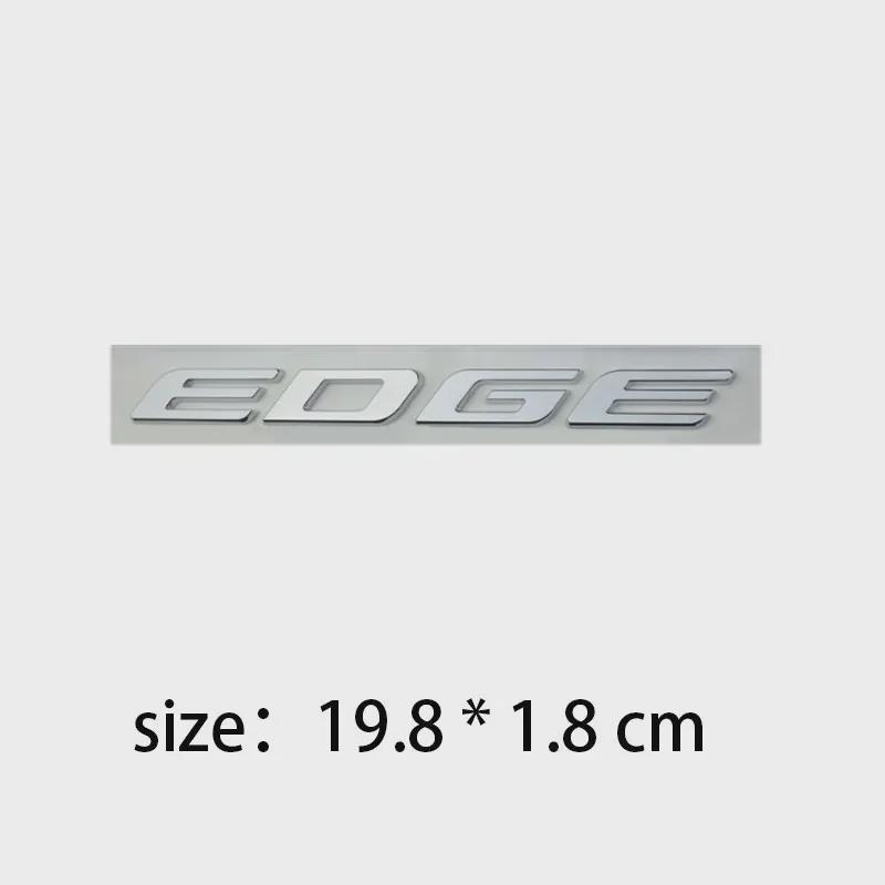 MONDEO Fiesta FOCUS EDGE TITANIUM Letter Badge Car Stickers for Series Car Modified Accessories Trunk Tail Decoration Decal