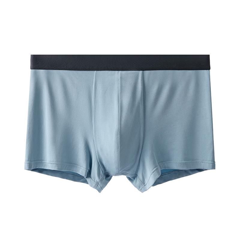 Мужские боксеры-брифы из модала в японском стиле MUJI Nishikawa — высокое качество, однотонные контрастные цвета для лета