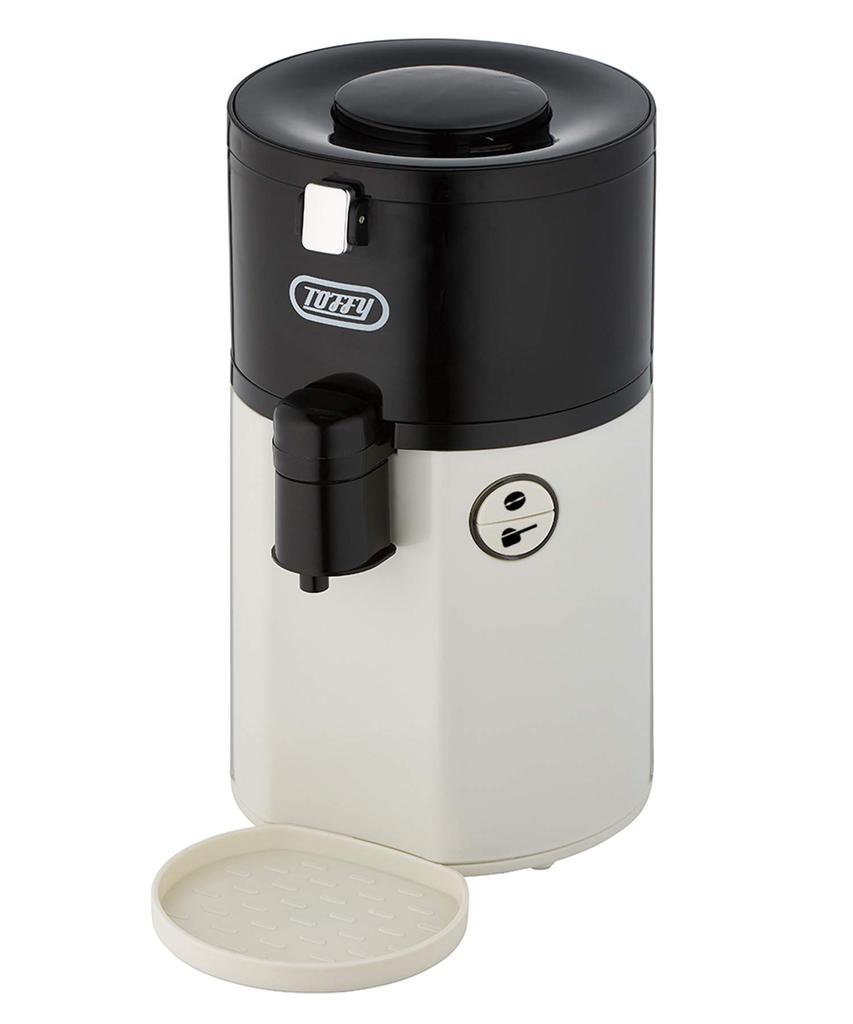 Полностью автоматическая кофеварка с мельницей Кофемолка для молотого кофе Домашнее кафе ретро милый [Toffy] K-CM2 (пепельно-белый) К-CM2-AW