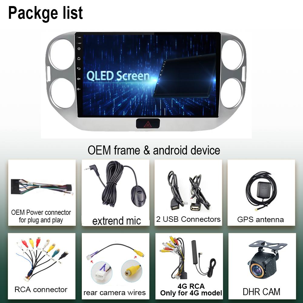 Автомобильное радио Android 14 для Volkswagen VW Tiguan 2010 - 2017 GPS Bluetooth стерео мультимедиа видео навигация GPS CarPlay Auto