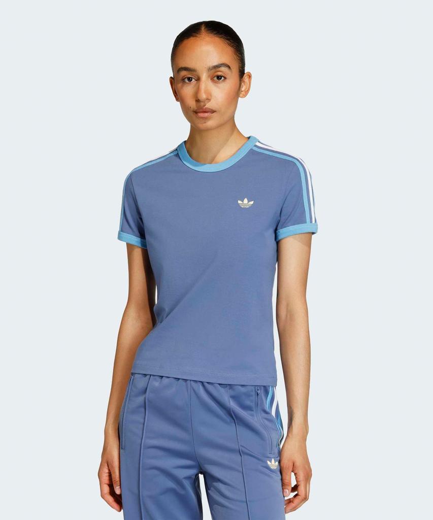 ADIDAS 3-Stripe Slim T-Shirt - Blue / Ke9385