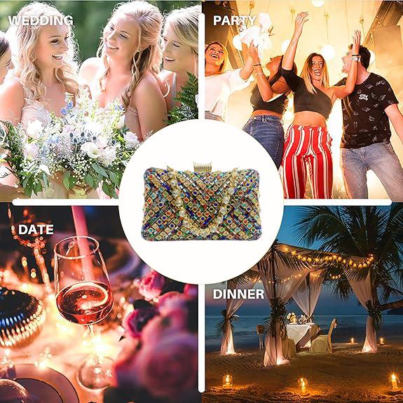 2025 Exquisite Rhinestone Evening Bag - High-End Luxury Party Handbag