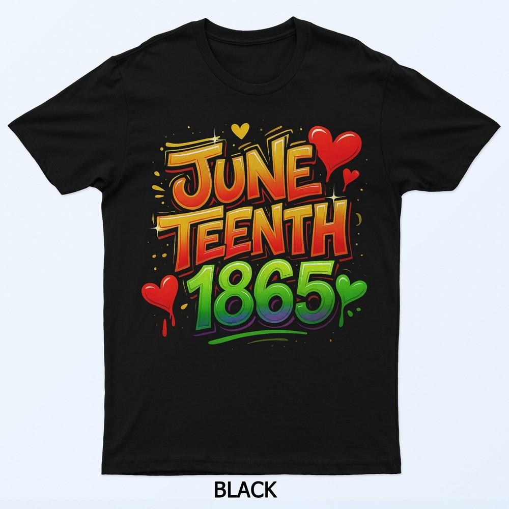 Juneteenth 1865 Celebrate African American Freedom Men Women T-Shirt