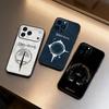 Чехол для телефона с логотипом карты Властелина Колец Для iPhone 16,15,14,13,12,17,Pro Max,Plus Силиконовый Черный Чехол
