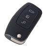 Key Shell for Ford C Max Fiesta Focus Ka Mondeo - 3-Button Remote Key Fob Blade Phonillico®