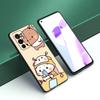 Cute BuBu DuDu Black Silicone Phone Case For OnePlus 9 10 11 12 ACE 2V Pro 9RT 10T 10R Nord CE 2 3 Lite N10 N20 N30 5G