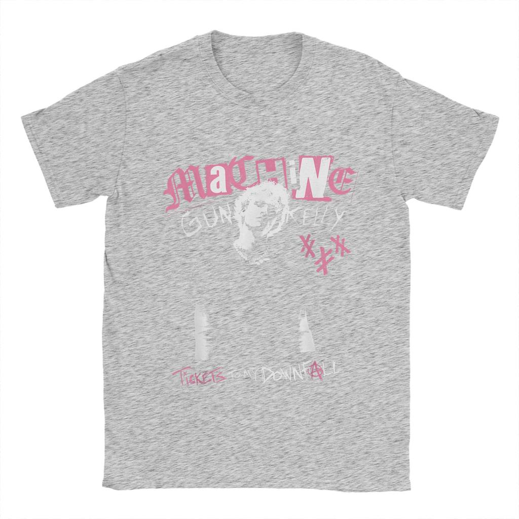 MGKs Disheveled American Rhythm Blues Singer Print TShirt for Unisex Cotton ShortSleeved TShirt for Streetwear