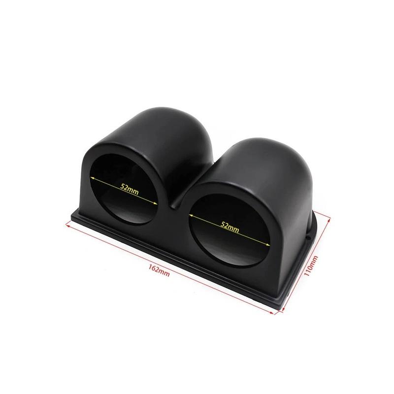 52MM Universal Hole Modified Instrument Meter Rack Car Gauge Holder Dual Hole
