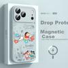 XP iPhone 17 Pro Max Full-Coverage Lens Protective Case iPhone 17 Pro Max Shockproof Cooling Magnetic Liquid Silicone Protective Case - Distant Blue