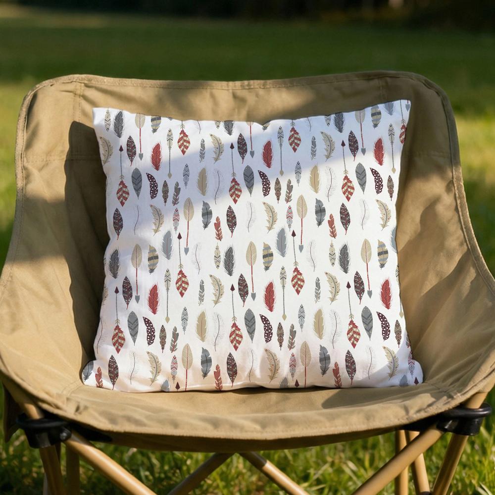 Abstract Boho Pattern Cushion Cover Soft Reversible Durable Pillow Cover MultiScene Use for Home Car Daily Comfort