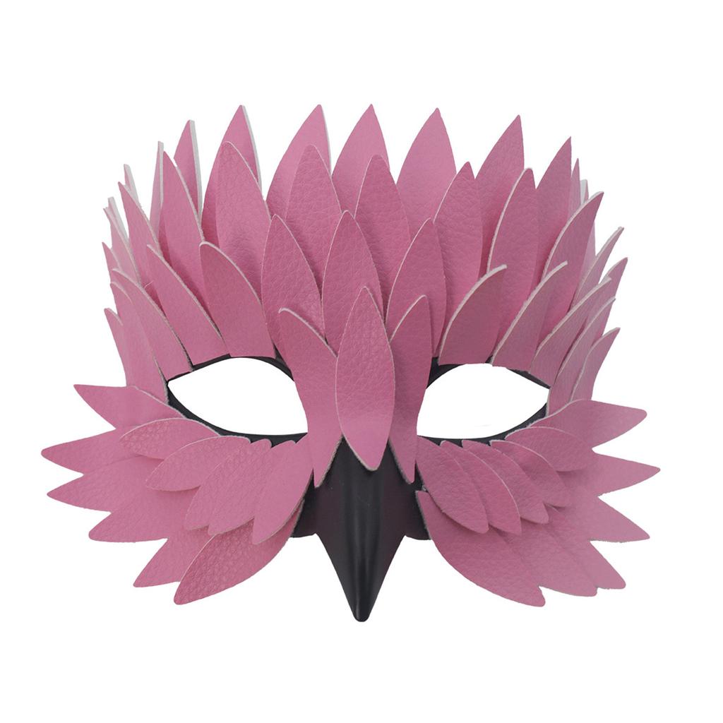 Художественная Полумаска в Стиле Перьев для Тематических Вечеринок и Креативных Ролевых Игр Регулируемые Костюмные Аксессуары